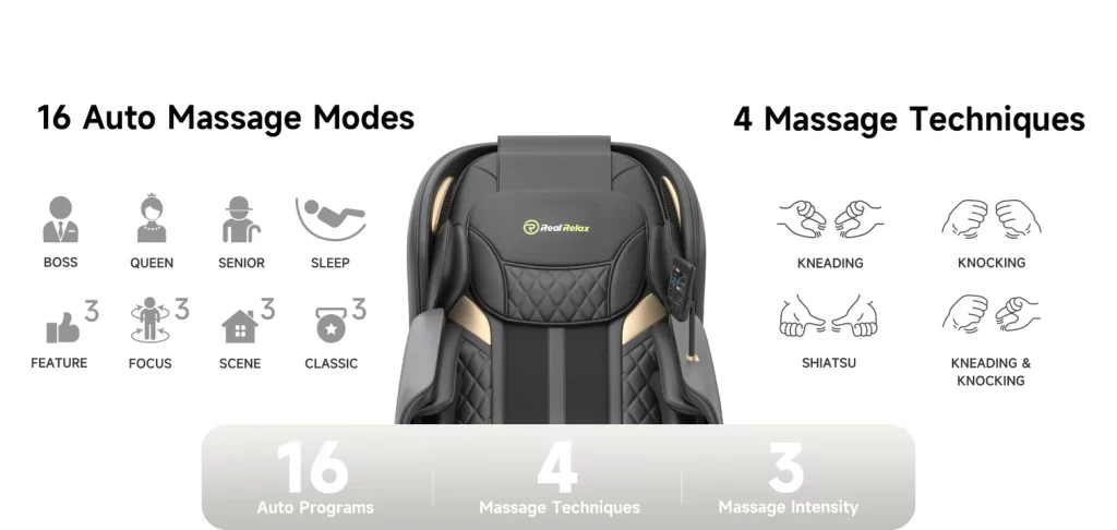 16 Auto Massage Modes