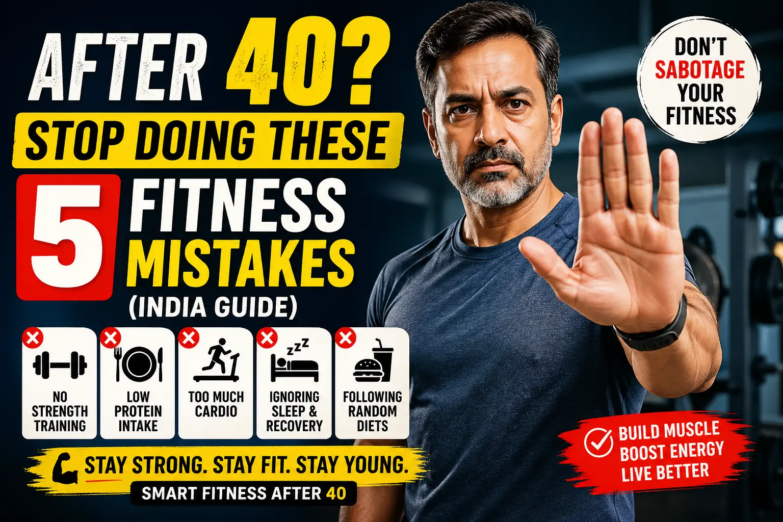 After 40? Stop Doing These 5 Fitness Mistakes (India Guide)