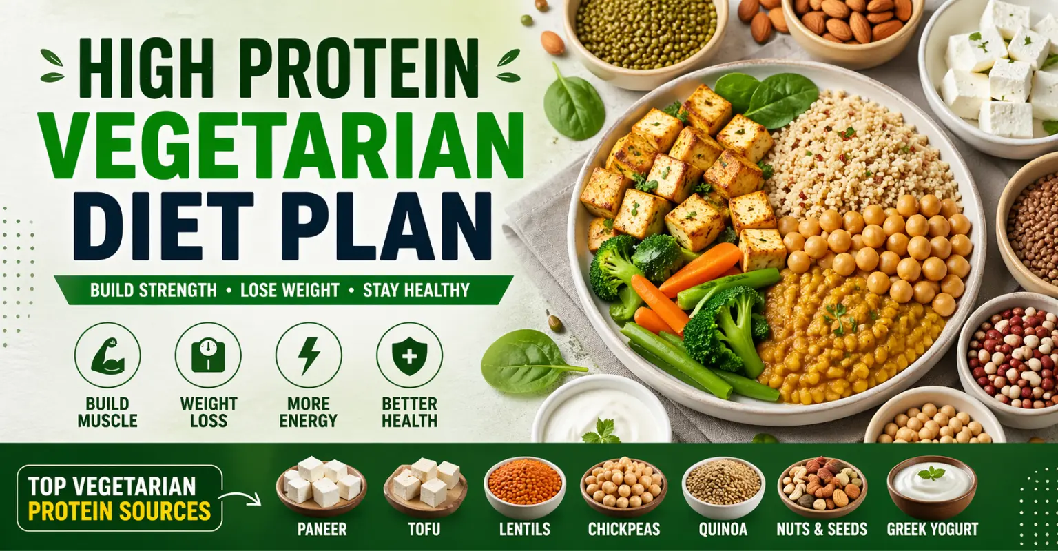 High Protein Vegetarian Diet Plan