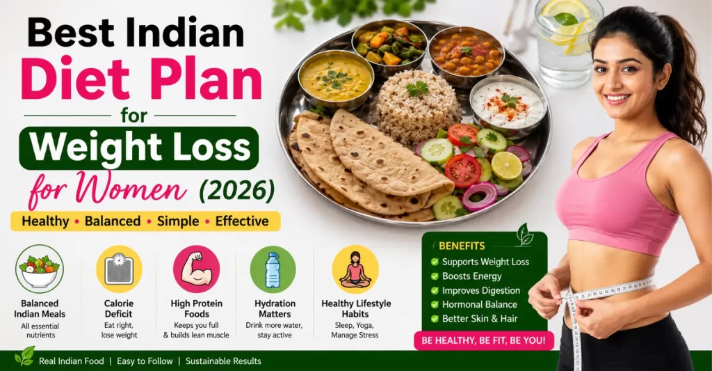 Best Indian Diet Plan for Weight Loss for Females (2026 Complete Guide)