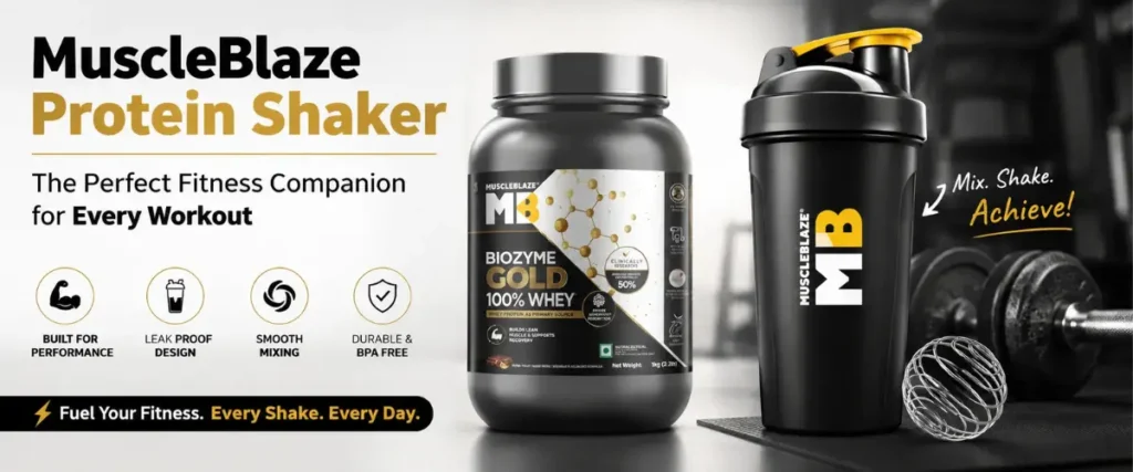 MuscleBlaze Protein Shaker