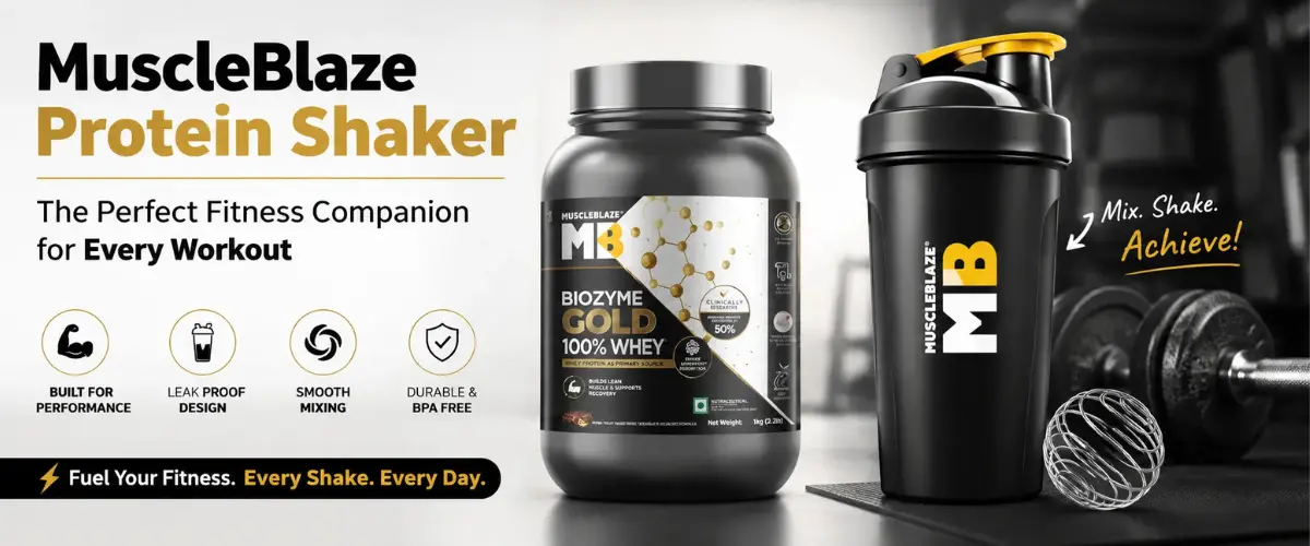 MuscleBlaze Protein Shaker
