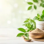 Natural wellness and herbal serenity